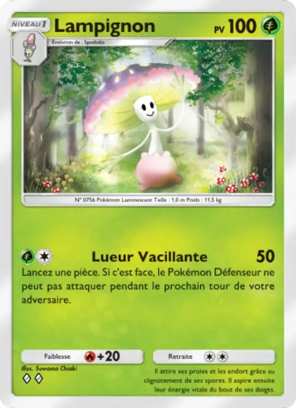 Shiinotic card in French