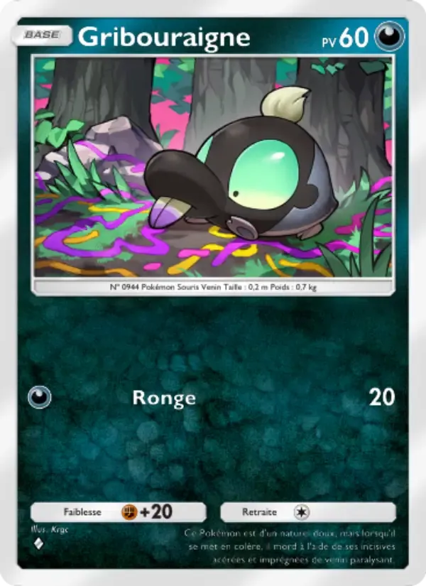 Shroodle card in French