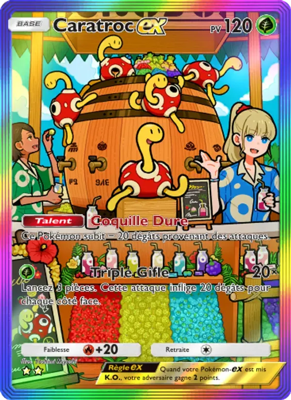 Shuckle ex card in French