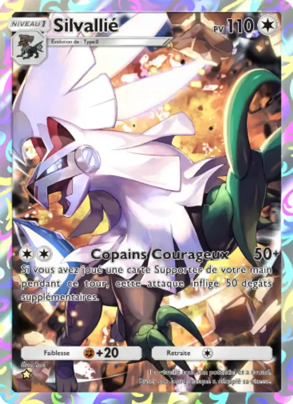 Silvally card in French
