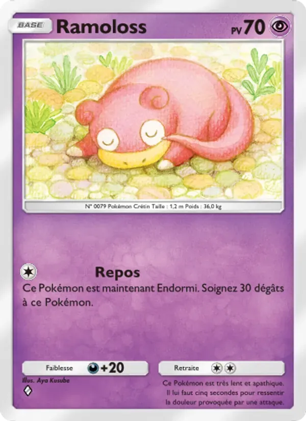 Slowpoke card in French