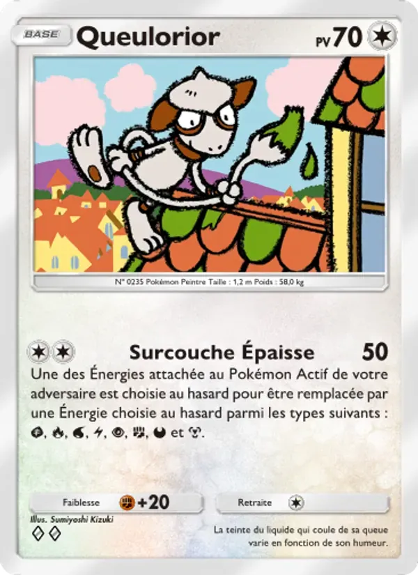 Smeargle card in French