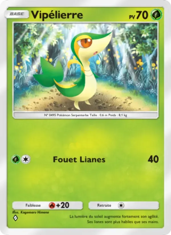 Snivy card in French