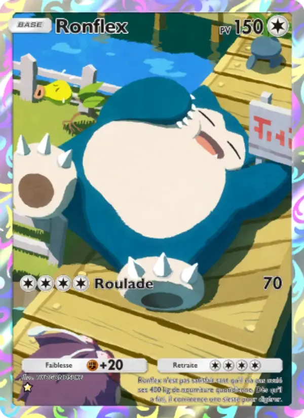 Snorlax card in French