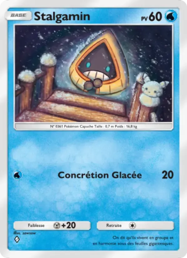 Snorunt card in French