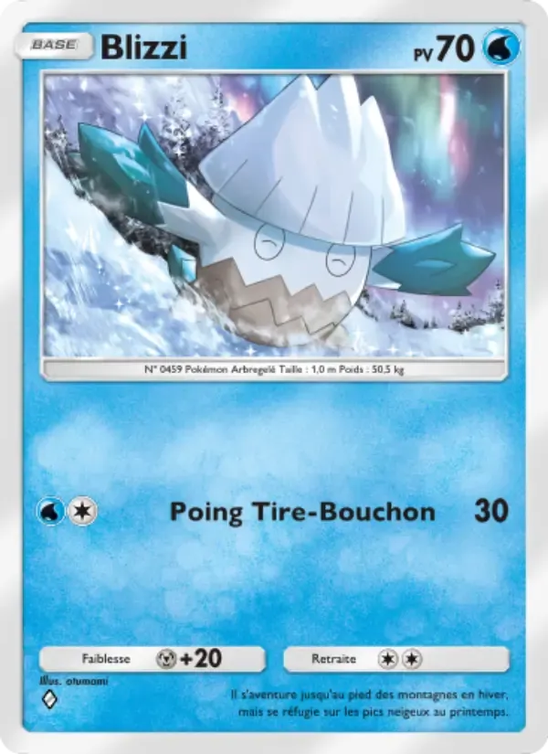 Snover card in French