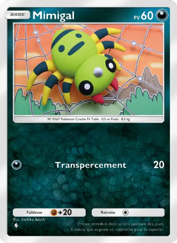 Spinarak card in French