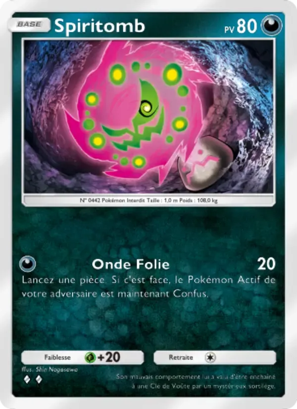 Thẻ Spiritomb bằng Tiếng Pháp