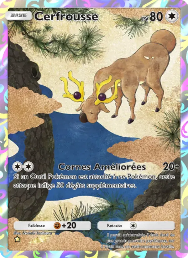 Stantler card in French