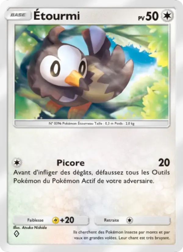 Starly card in French