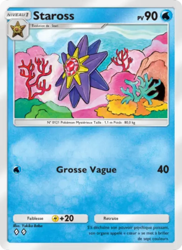 Starmie card in French