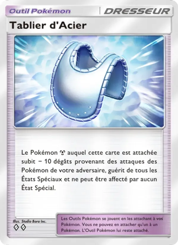Steel Apron card in French