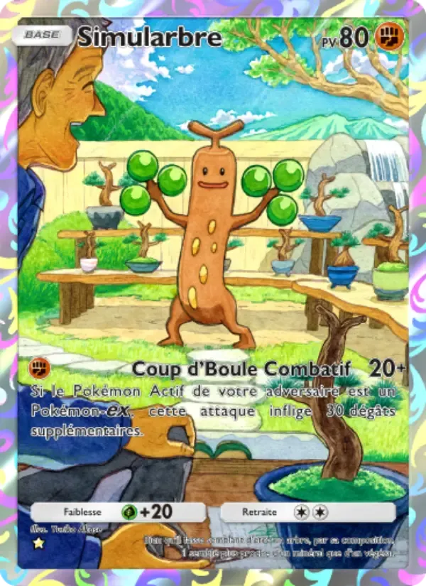Sudowoodo card in French