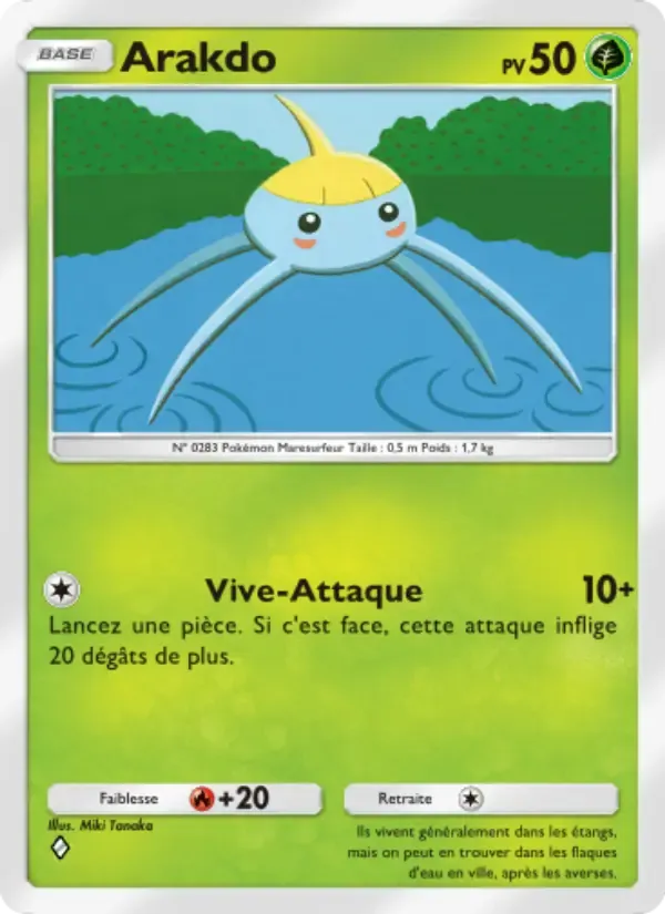 Surskit card in French