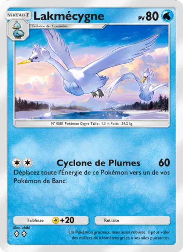 Swanna card in French