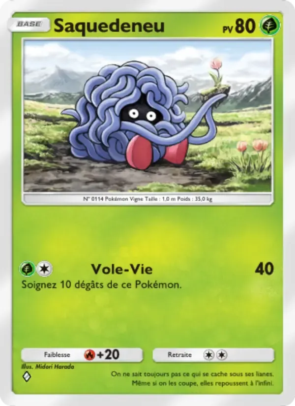 Tangela card in French