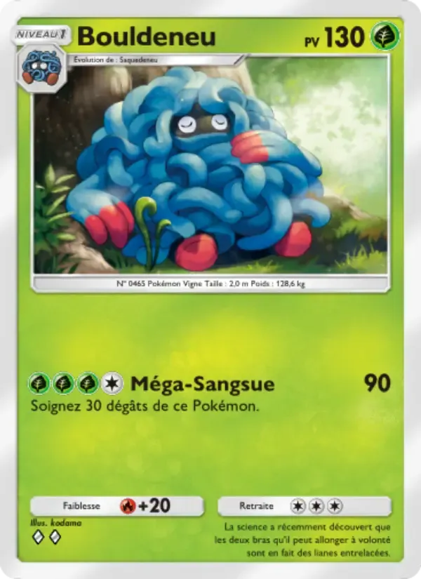 Tangrowth card in French