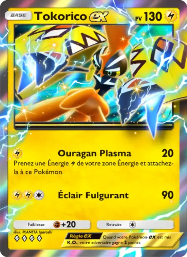 Tapu Koko ex card in French