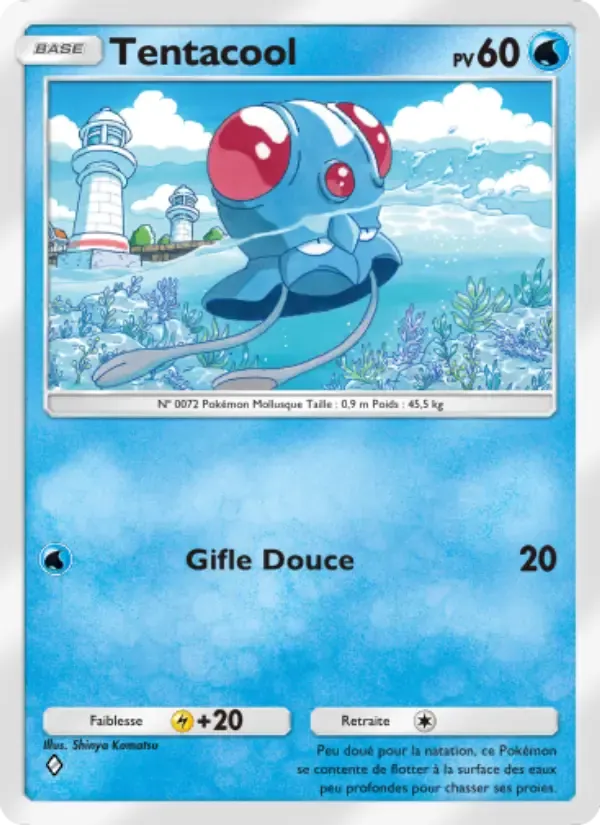 Tentacool card in French
