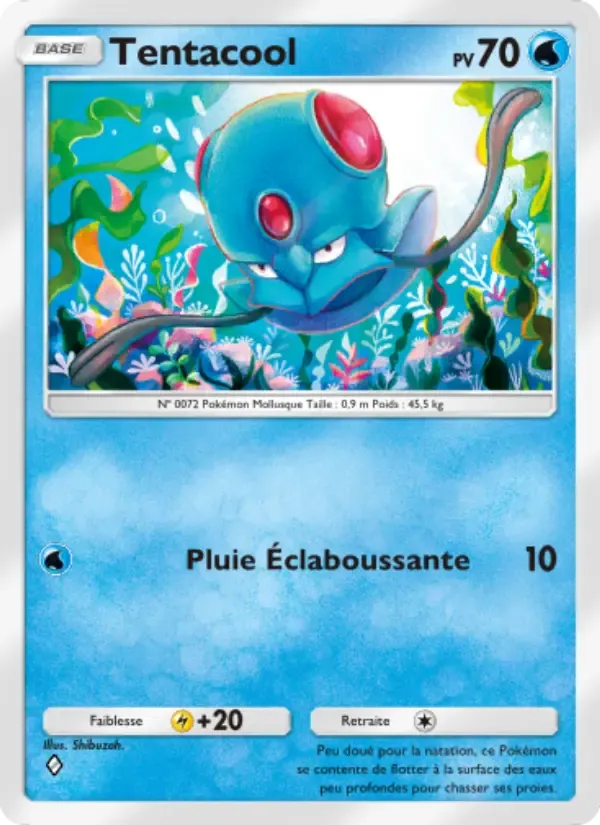 Tentacool-Karte auf Französisch