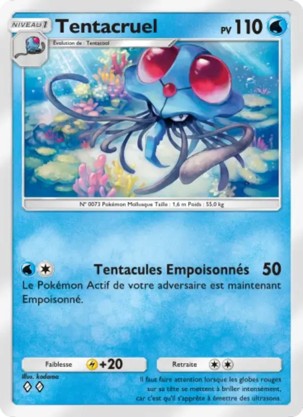 Tentacruel card in French