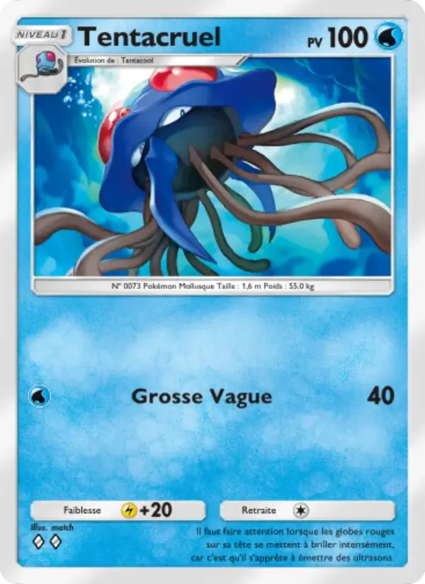 Tentacruel card in French