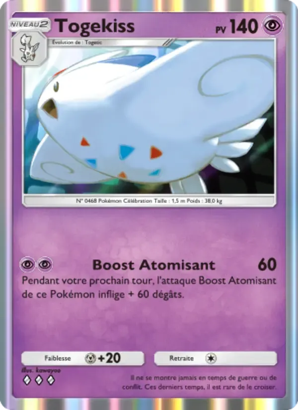 Togekiss card in French