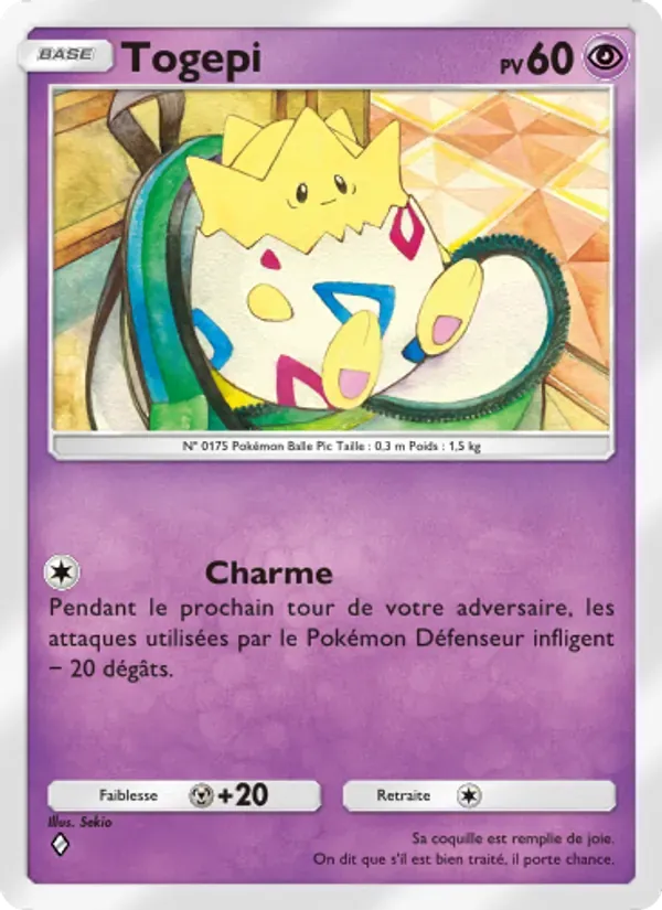 Togepi card in French