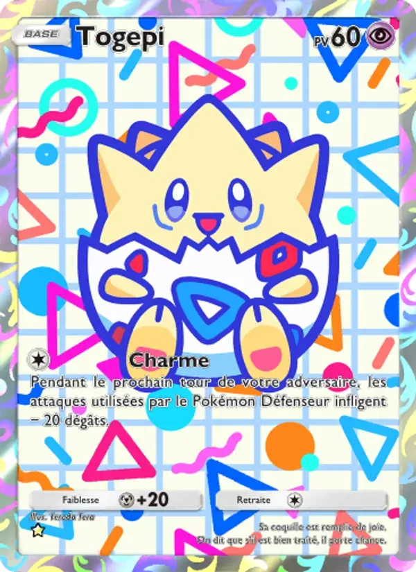 Togepi card in French
