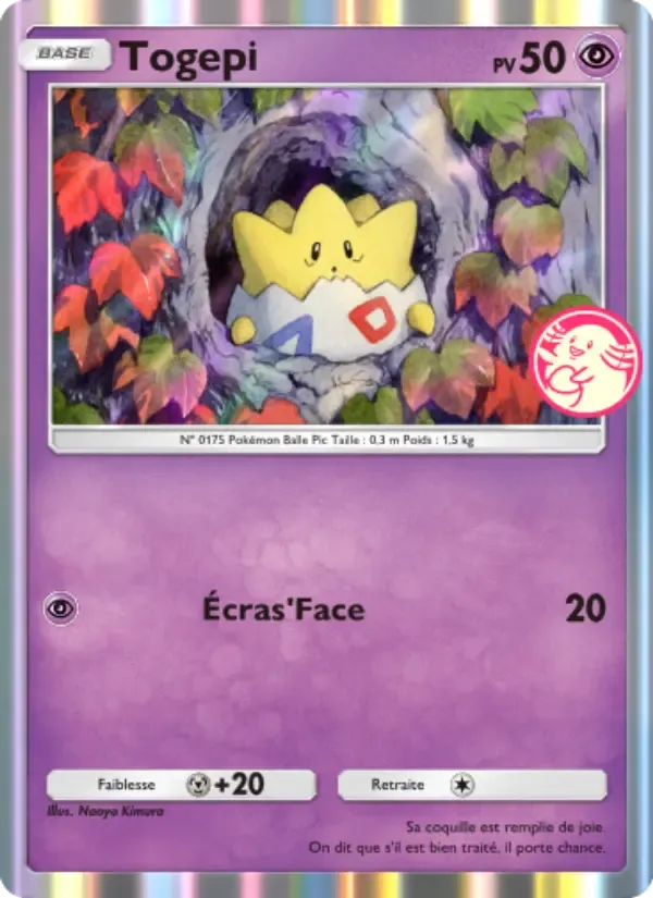 Togepi card in French