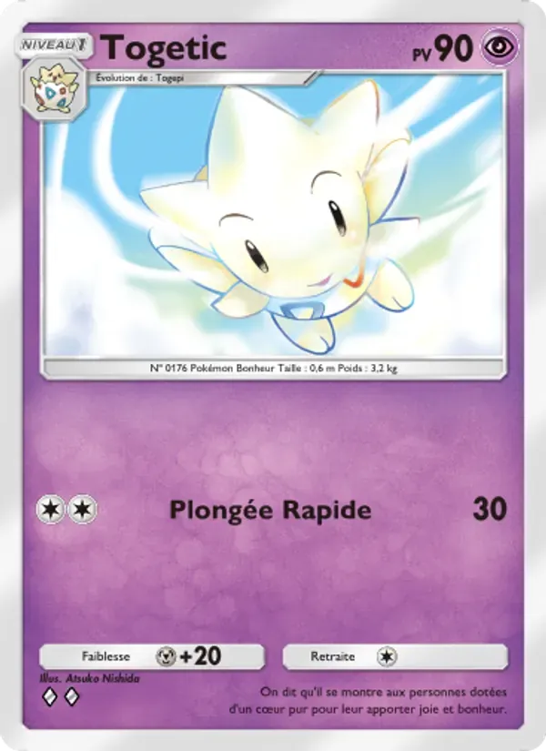 Togetic card in French
