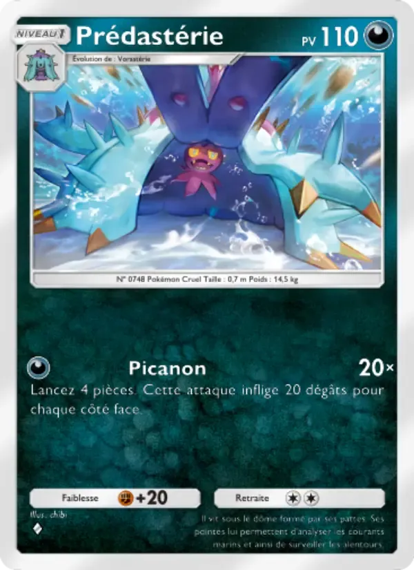 Toxapex card in French