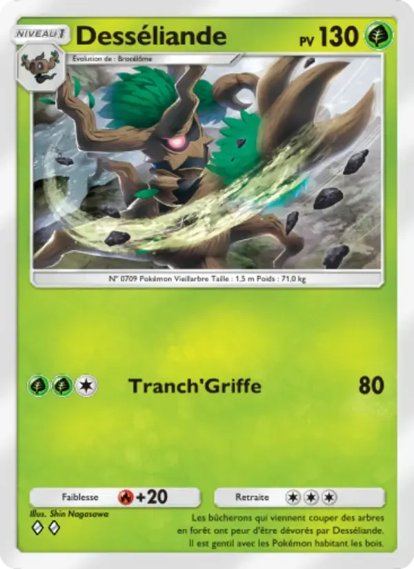 Trevenant card in French