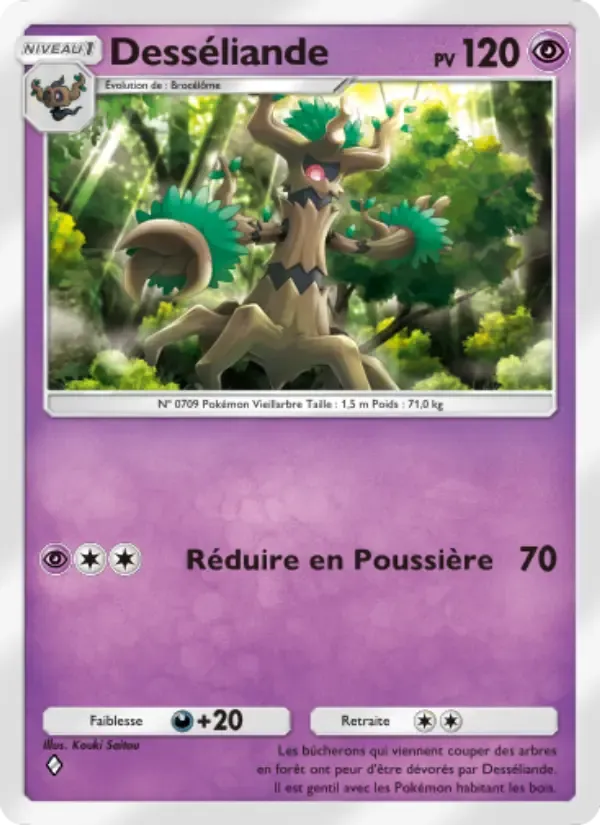 Trevenant card in French