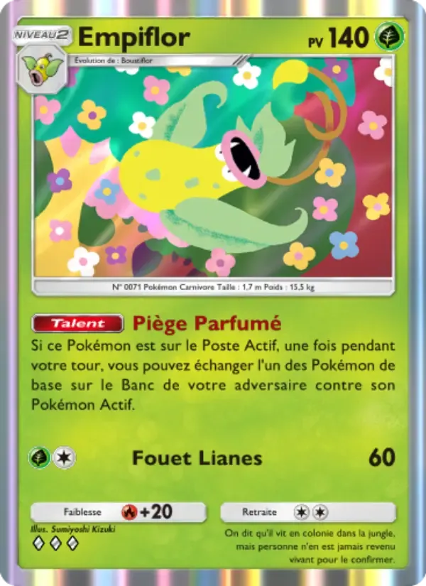 Victreebel card in French