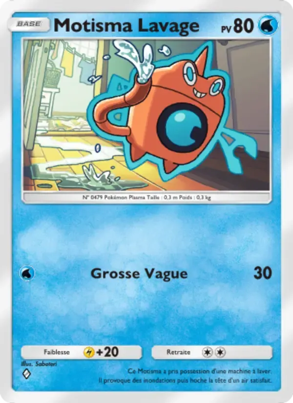 Wash Rotom card in French