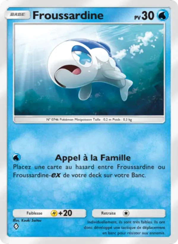 Wishiwashi card in French