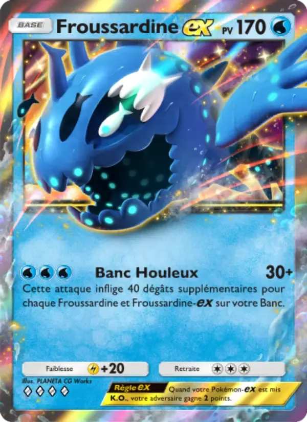 Wishiwashi ex card in French