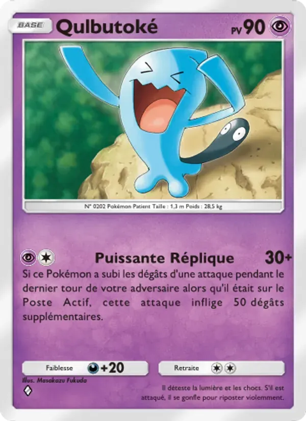 Wobbuffet card in French