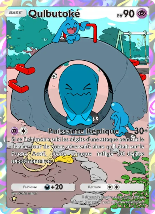 Wobbuffet card in French