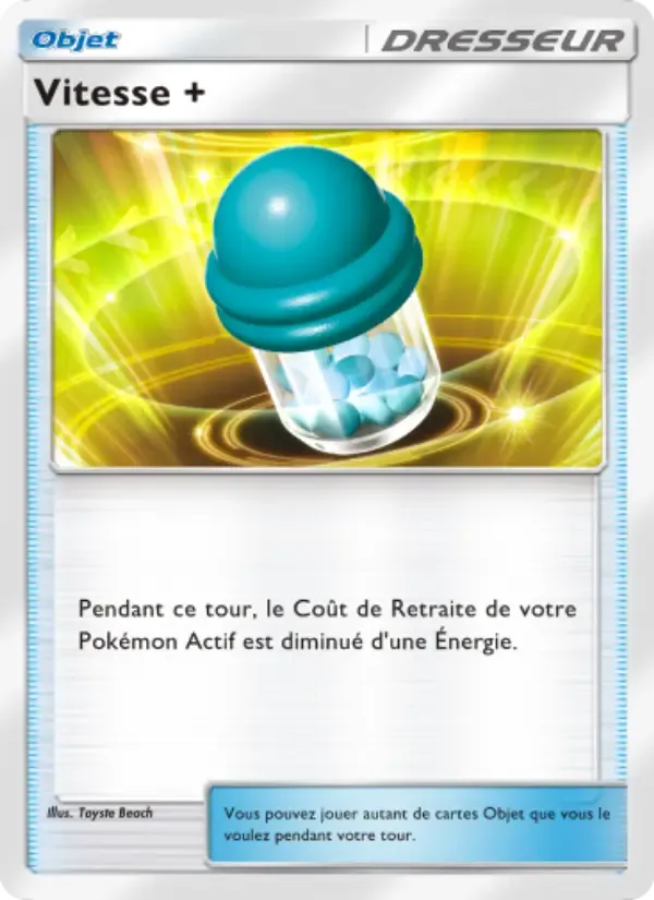X Speed card in French
