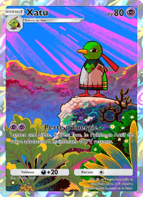 Xatu card in French