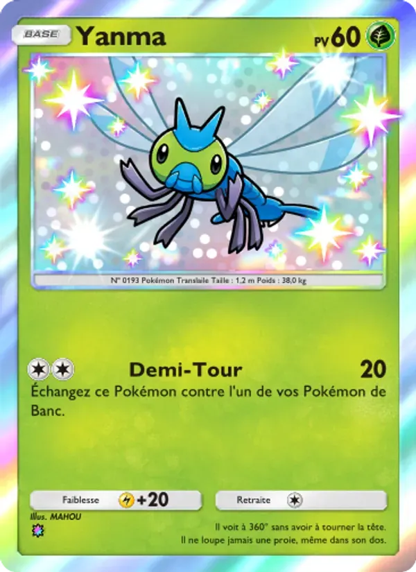 Yanma card in French