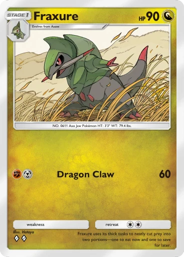haxorus pokemon cards Haxorus - 16/20 (Dragon Vault) 16