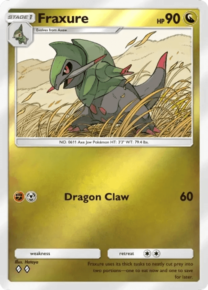 Fraxure card by Hataya