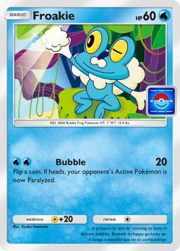 Froakie (pb-003) card in Pokémon TCG Pocket