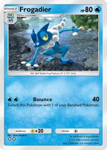 Frogadier (b1-072) card in Pokémon TCG Pocket
