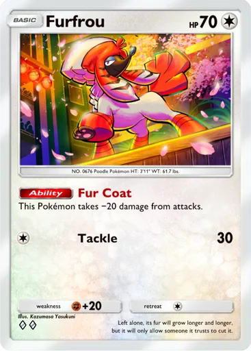 Furfrou (b1a-065) card in Pokémon TCG Pocket