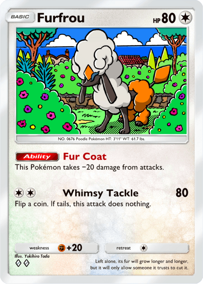furfrou pokemon card value Amazon.com: Pokemon - Furfrou (87)