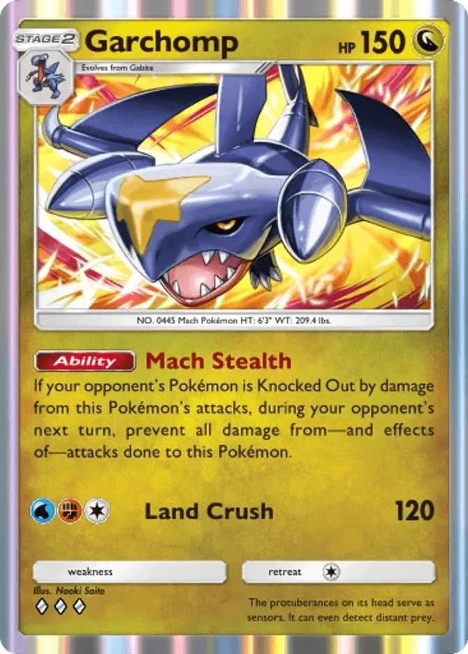 Garchomp-kaart door Naoki Saito